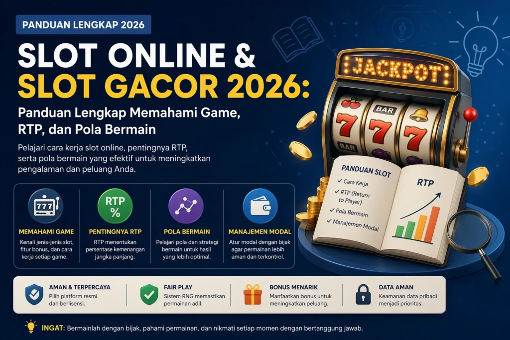 panduan slot online dan slot gacor 2026 memahami RTP pola bermain strategi slot untuk pemula