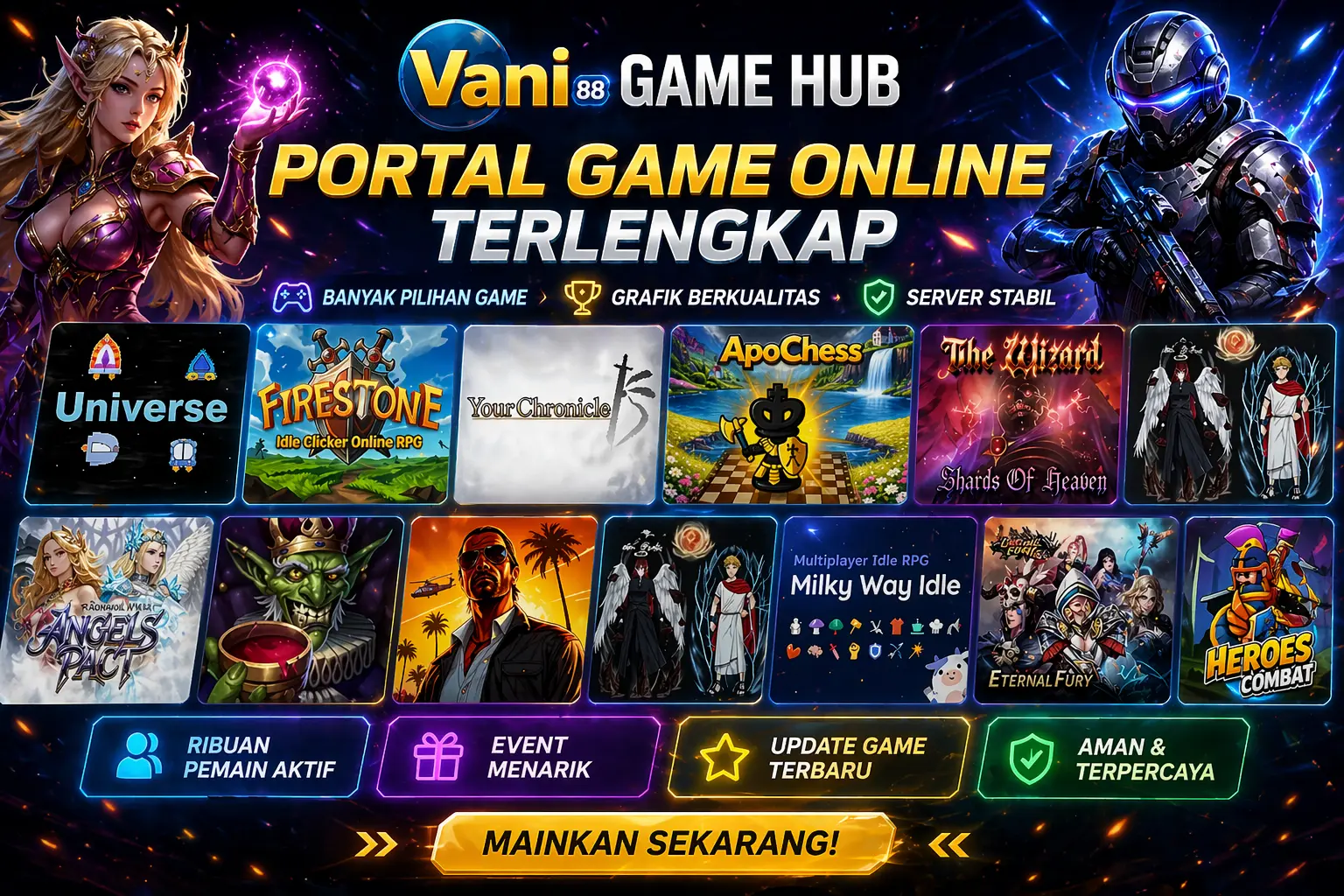 vani88 game hub portal game online terlengkap 2026