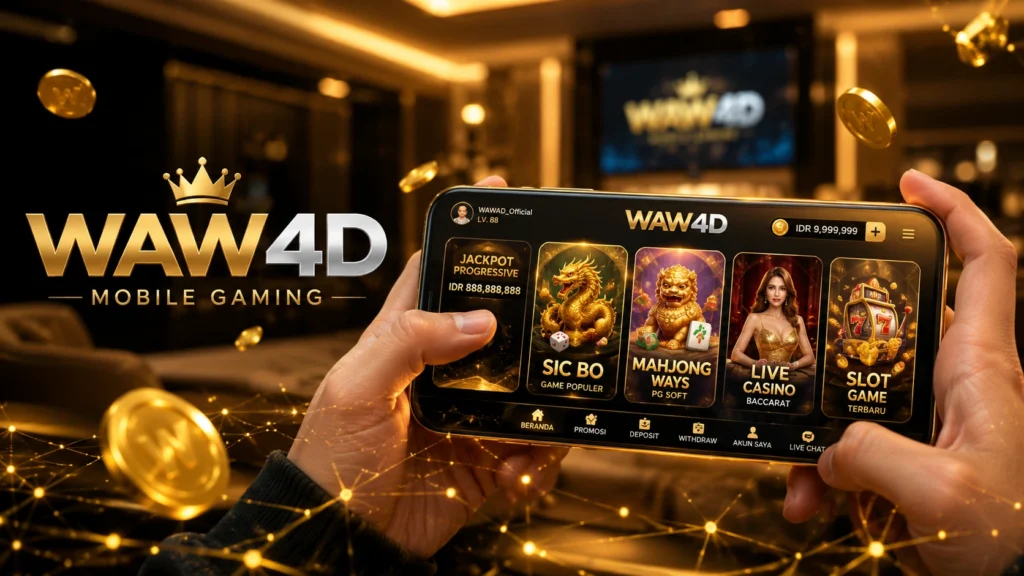Visualisasi kenyamanan bermain di Platform Game Online WAW4D melalui smartphone