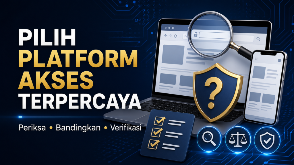 Tips memilih platform akses situs resmi dan terpercaya melalui pemeriksaan URL