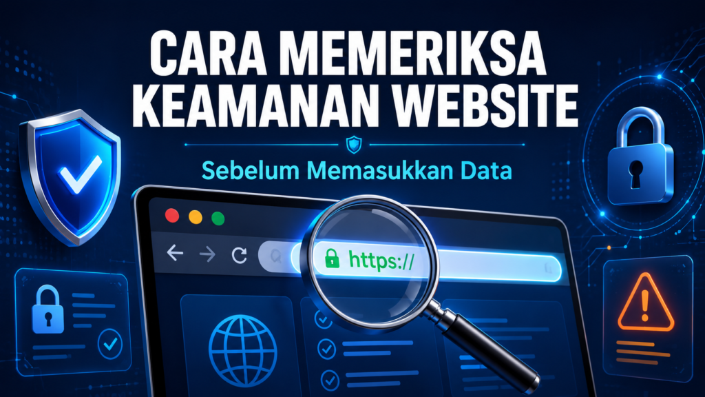 Cara memeriksa keamanan sebuah website sebelum memasukkan data