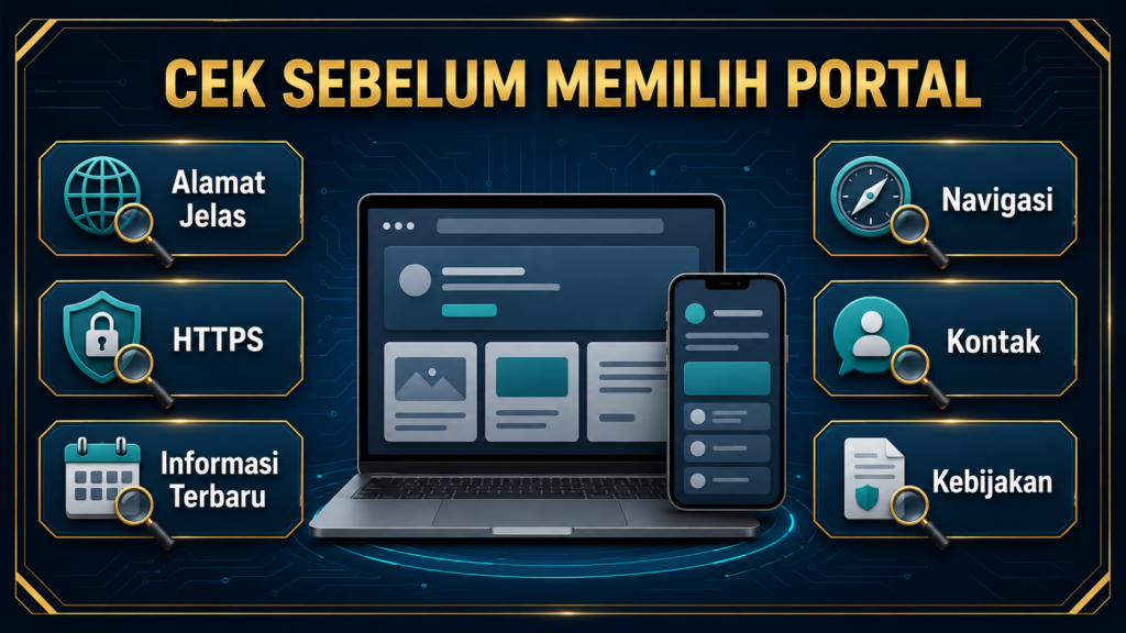 Perbandingan WAW4D dengan portal akses kompetitor berdasarkan informasi navigasi dan keamanan